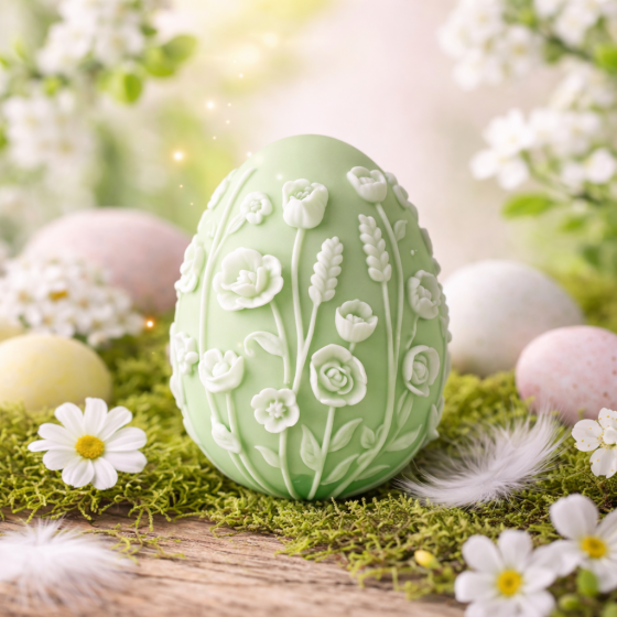 Silikonski kalup za svijeće - jaje 